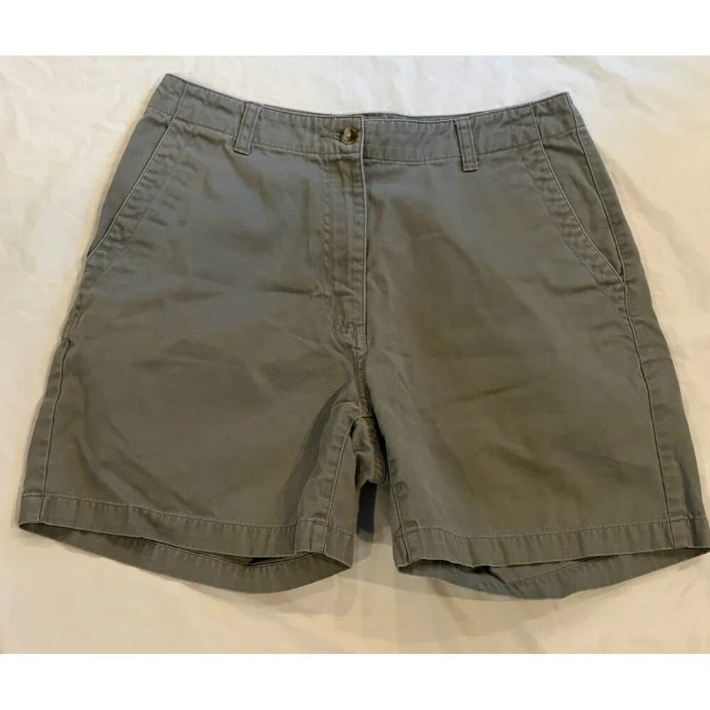 LL Bean Shorts Women's 8-Reg Tan 6